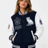 Toronto OVO Maple Leafs Varsity Blue Jacket