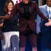 Trae Young NBA Drafts Burgundy Suit