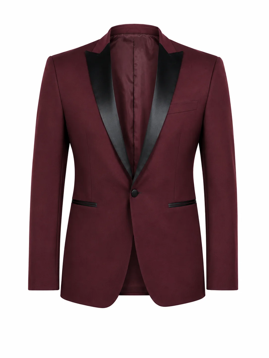 Trae Young NBA Drafts Burgundy Suit
