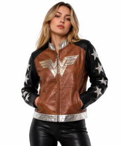 Wonder Woman Costume Leather Jacket