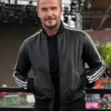World Cup 2026 David Beckham Leather Track Jacket