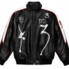 Y-3 T Skater Mark Gonzales Black Leather Jacket