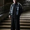 Y-3 T Skater Mark Gonzales Black Leather Jacket