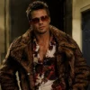 brad pitt fight club fur jacket