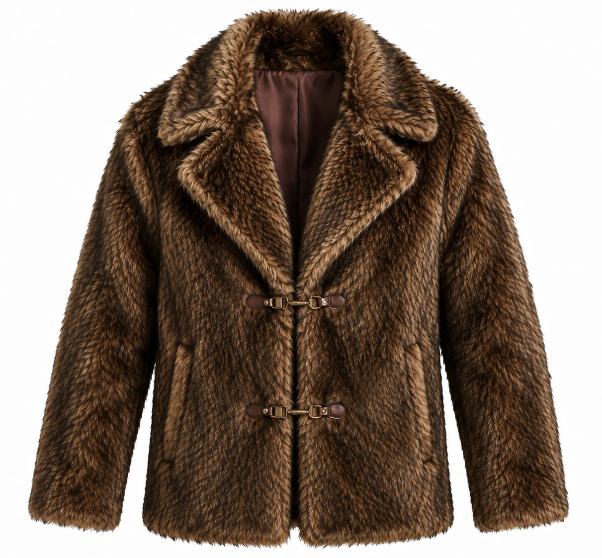 brad pitt fight club fur jacket