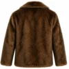 brad pitt fight club fur jacket