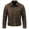 brad pitt leather jacket