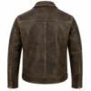brad pitt leather jacket