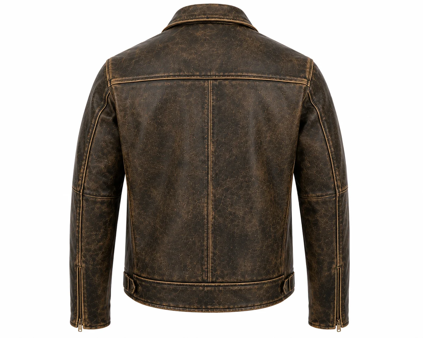 brad pitt leather jacket