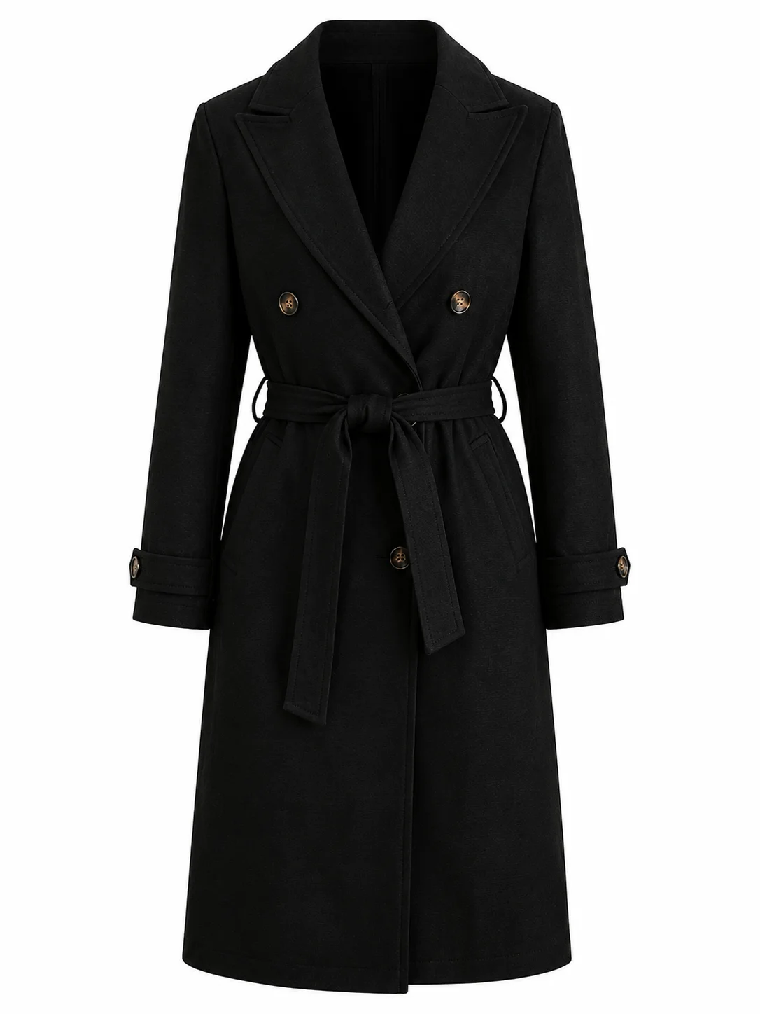 Beth Dutton Black Trench Coat