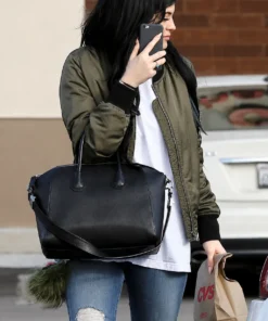kylie jenner green jacket