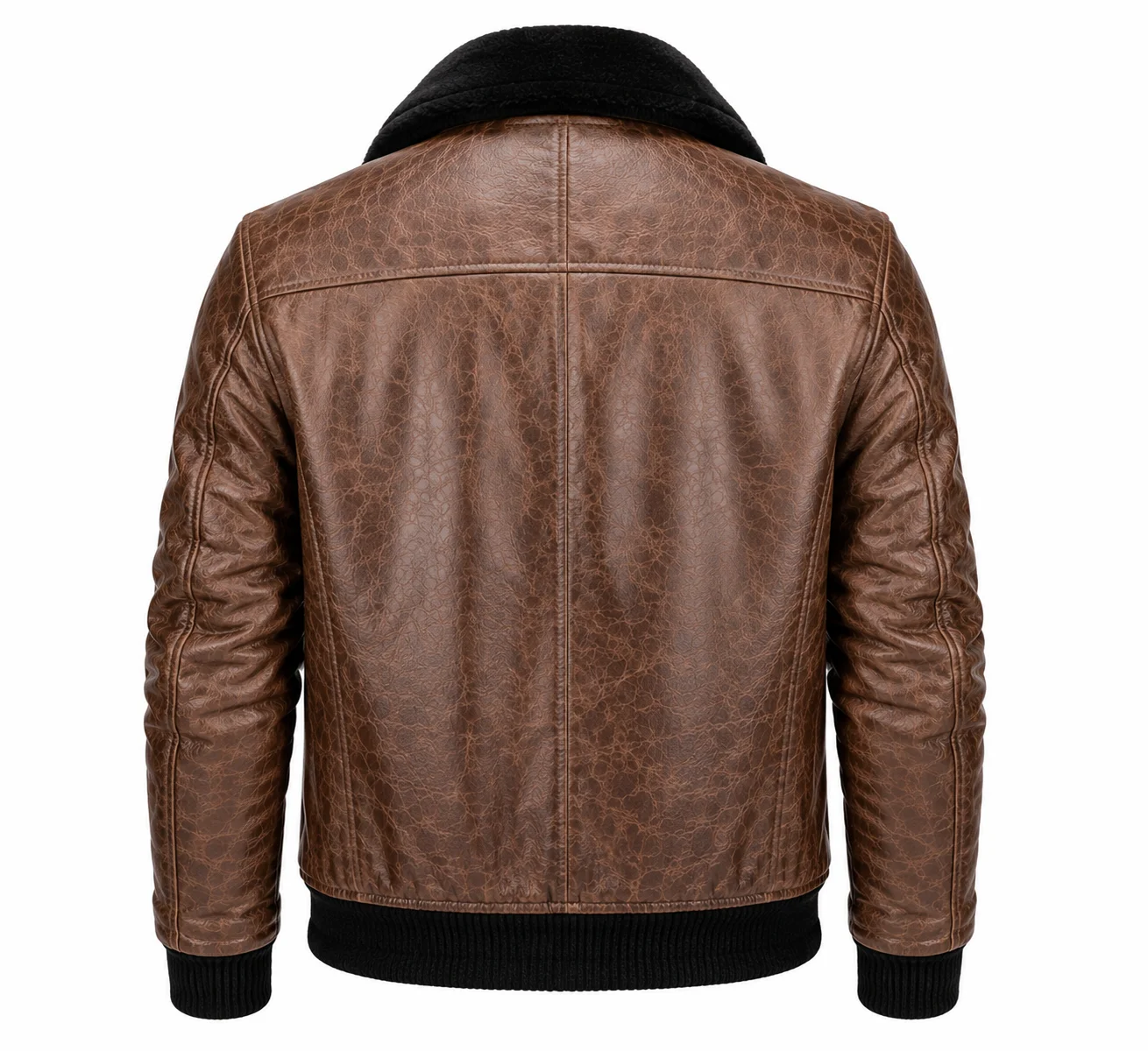 Andrew Tate Leather Brown Jacket