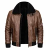 Andrew Tate Leather Brown Jacket