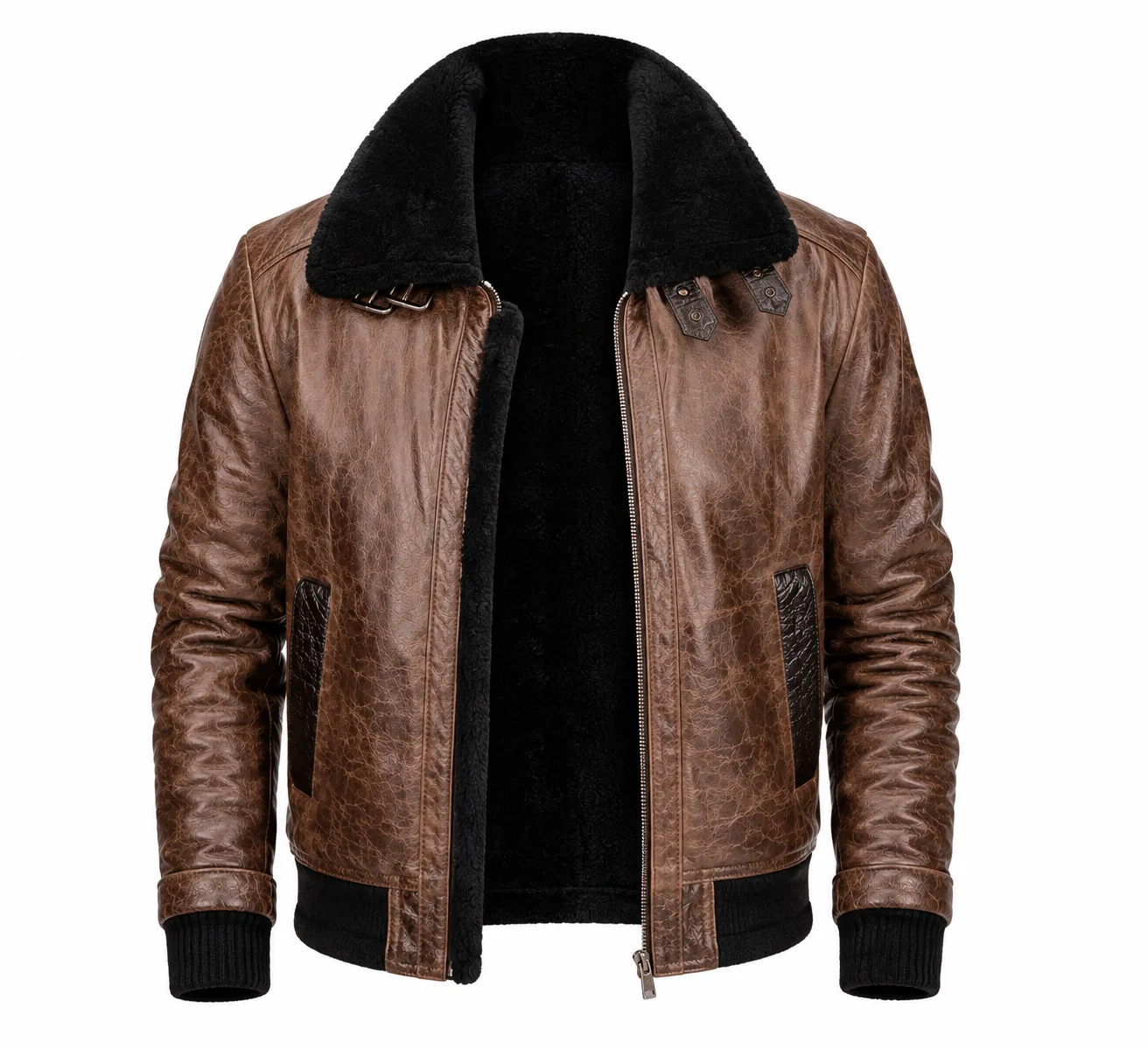 Andrew Tate Leather Brown Jacket