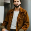 Charlie Landman Brown Suede Jacket