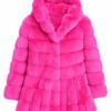 Chinchilla Fur Pink Coat