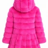 Chinchilla Fur Pink Coat