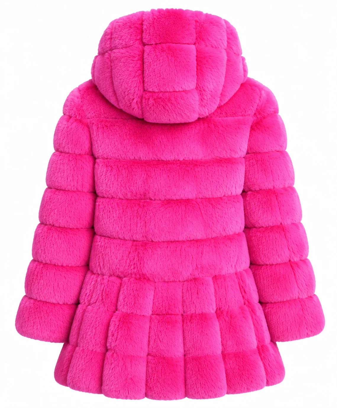 Chinchilla Fur Pink Coat
