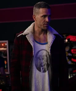 Deadpool Ryan Reynolds Fur Coat