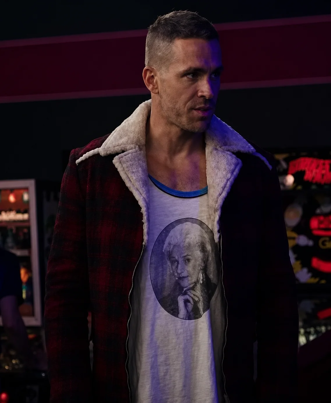 Deadpool Ryan Reynolds Fur Coat