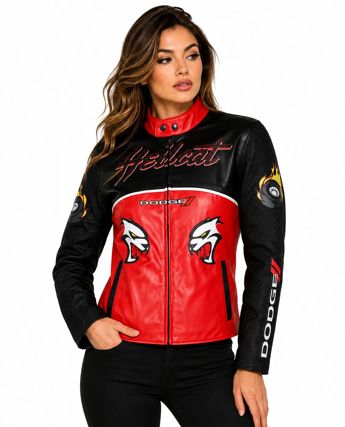 Dodge Hellcat Nylon Racing Jacket