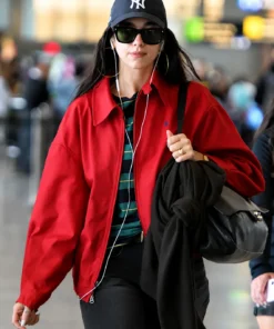 Dua Lipa New York City 2026 Red Jacket
