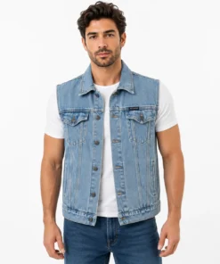 Harley Davidson Motorcycle Denim Vest
