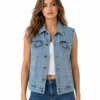 Harley Davidson Motorcycle Denim Vest