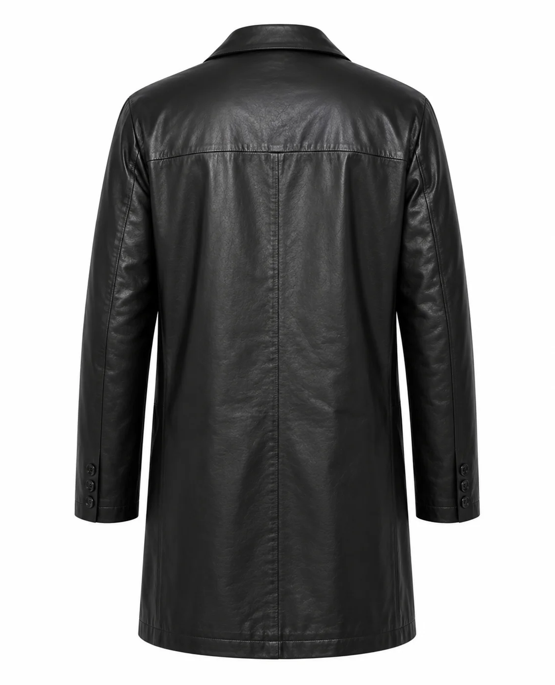 Kurt Cobain Leather Coat