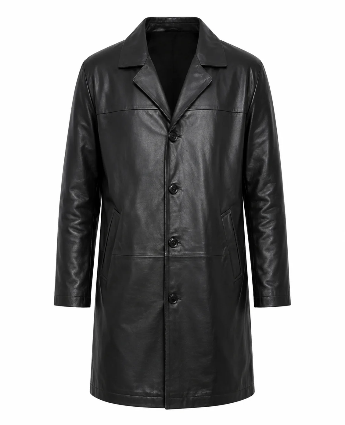 Kurt Cobain Leather Coat
