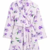 Laura Linney Multicolor Fur Robe