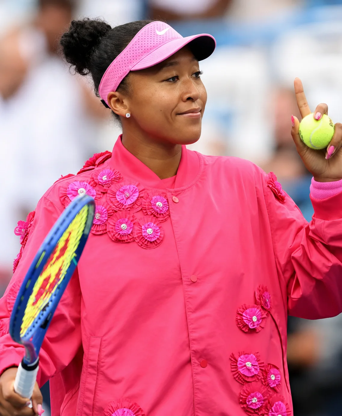 Naomi Osaka Mubadala Citi DC Open 2026 Pink Jacket
