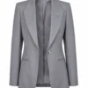 Nicole Kidman Press Junket Lioness Grey Blazer