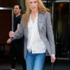 Nicole Kidman Press Junket Lioness Grey Blazer