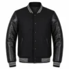 Pete Wicks Black Letterman Jacket