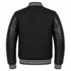 Pete Wicks Black Letterman Jacket
