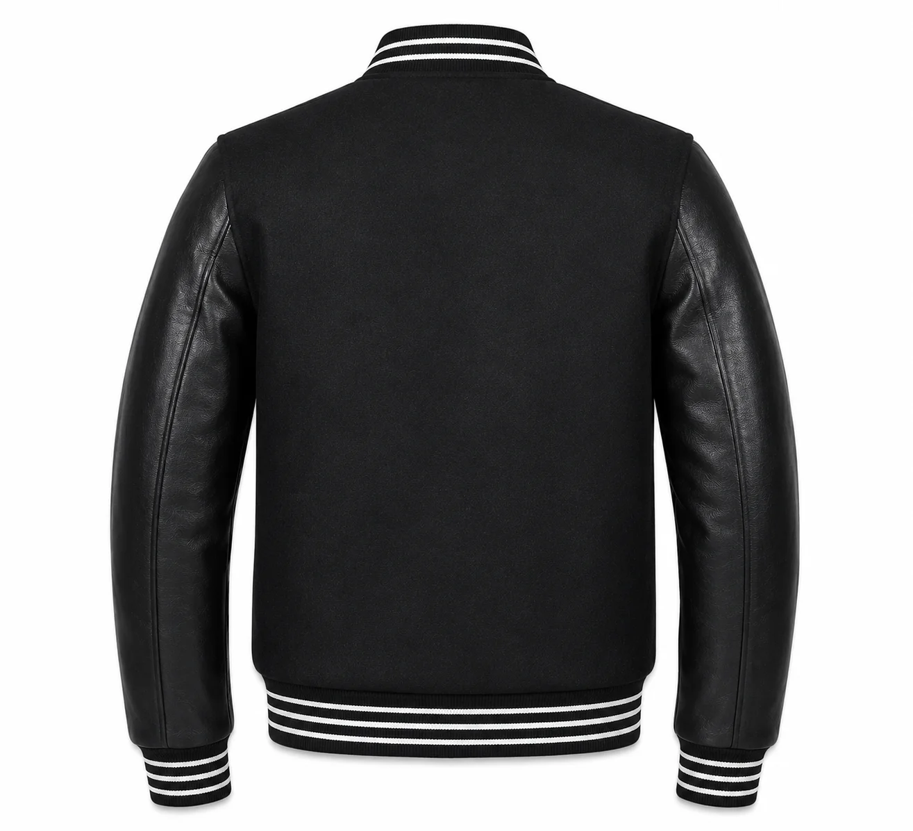Pete Wicks Black Letterman Jacket
