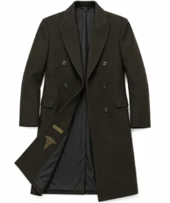 Rami Malek Nuremberg Wool Coat