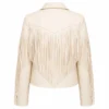 Real Housewives of OC S20 Jennifer Pedranti Fringe Trim Crop Jacket