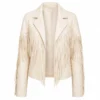 Real Housewives of OC S20 Jennifer Pedranti Fringe Trim Crop Jacket