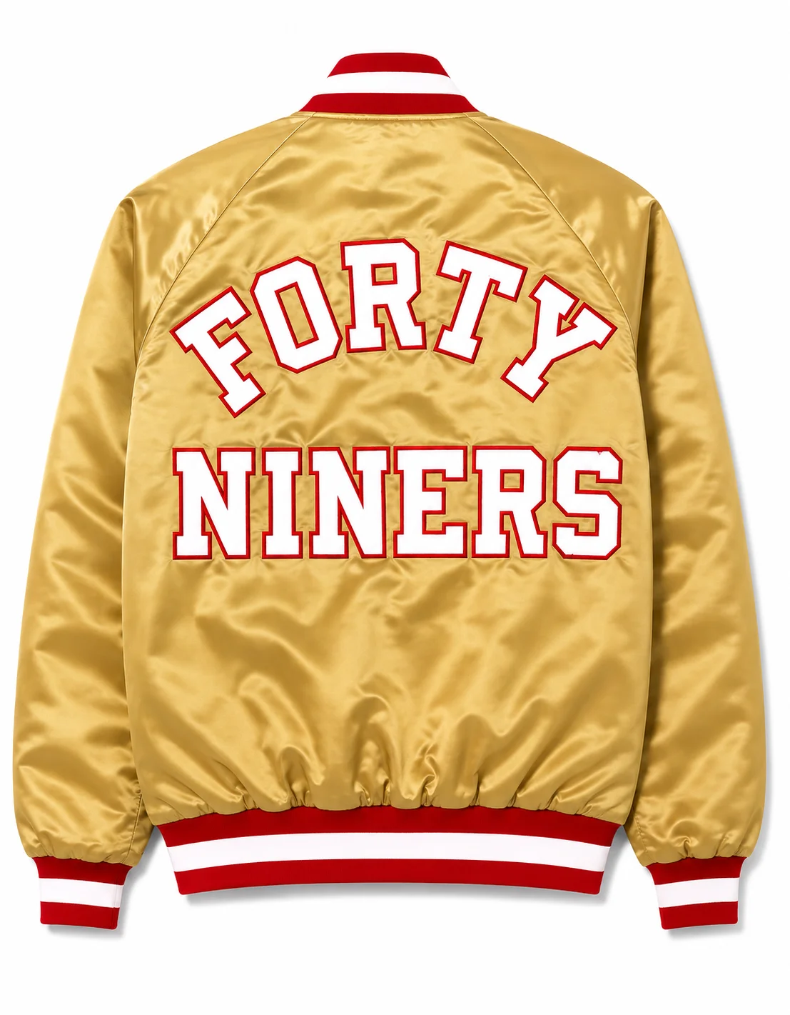San Francisco 49ers Forty Niners Gold Bomber Jacket