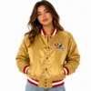 San Francisco 49ers Forty Niners Gold Bomber Jacket