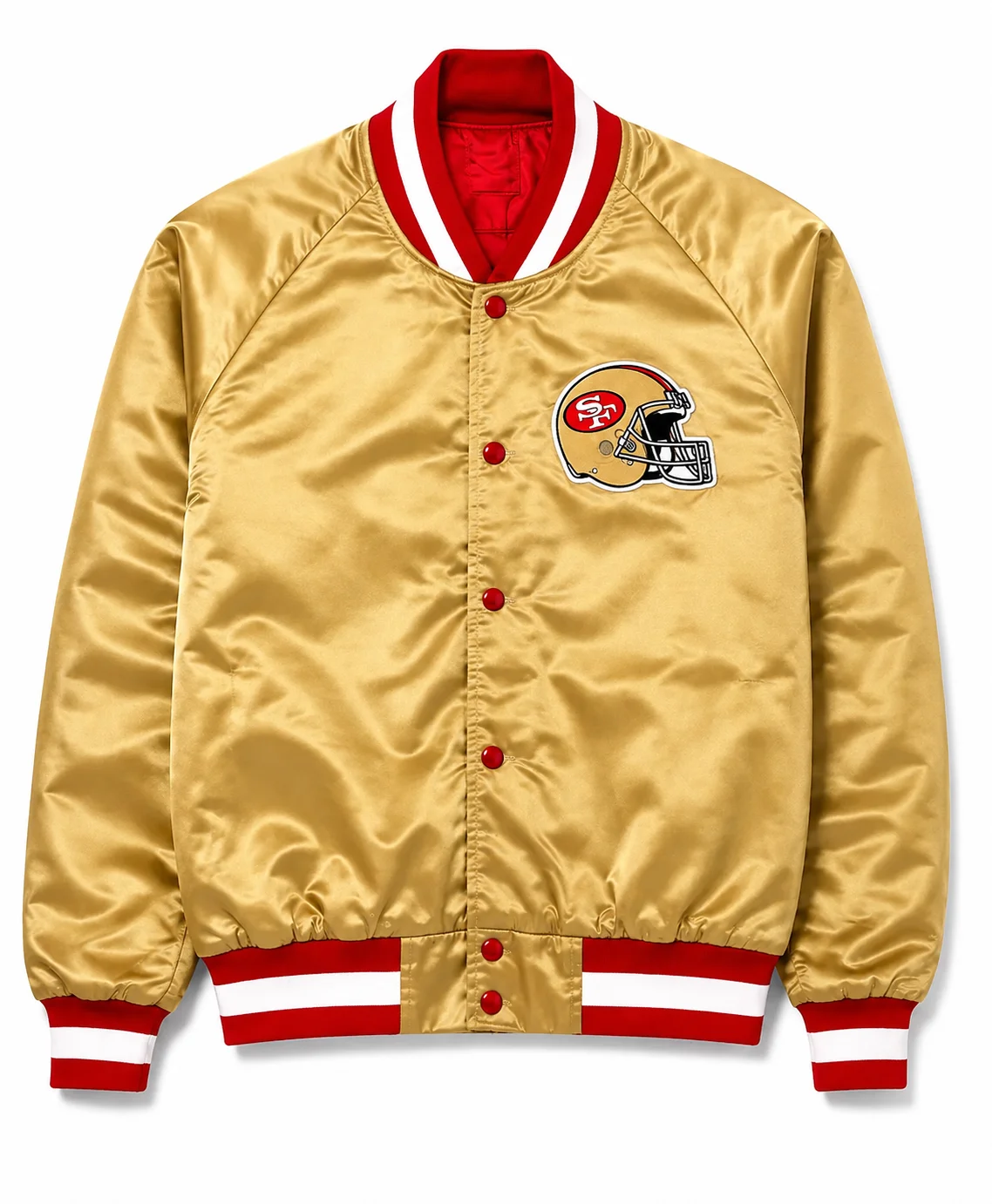 San Francisco 49ers Forty Niners Gold Bomber Jacket