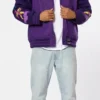 Spider Man 90’s Purple Varsity Jacket