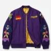 Spider Man 90’s Purple Varsity Jacket