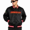 SummerSlam 2026 Mitchell & Ness Black Satin Jacket