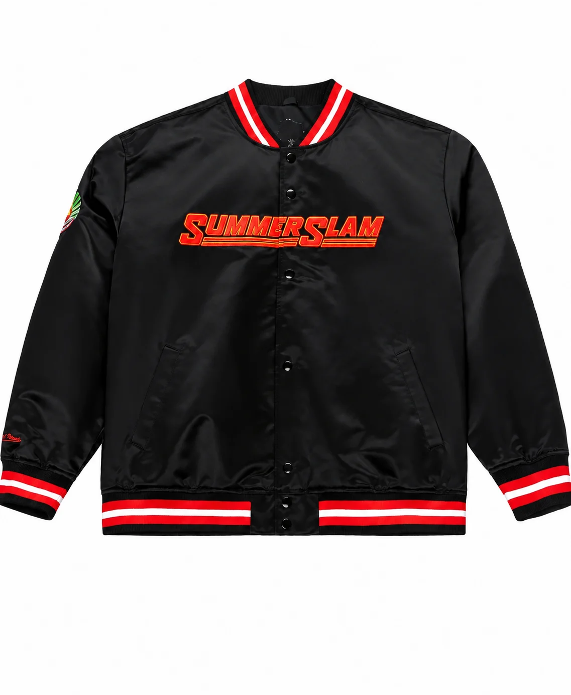 SummerSlam 2026 Mitchell & Ness Black Satin Jacket