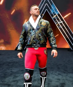 SummerSlam 2026 Nick Aldis Black Bomber Jacket