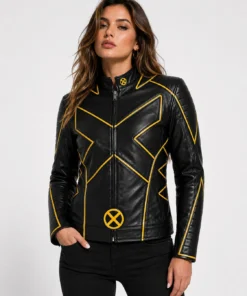 Wolverine Black Leather X Style Jacket