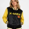X-Men 97 Logo Satin Bomber Jacket